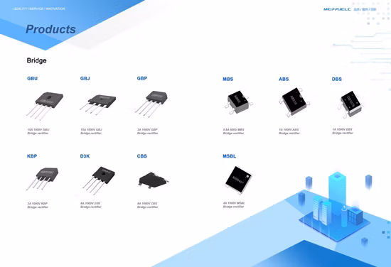GBJ2501 Thru GBJ2510 &nbsp;Bridge Rectifier Diode